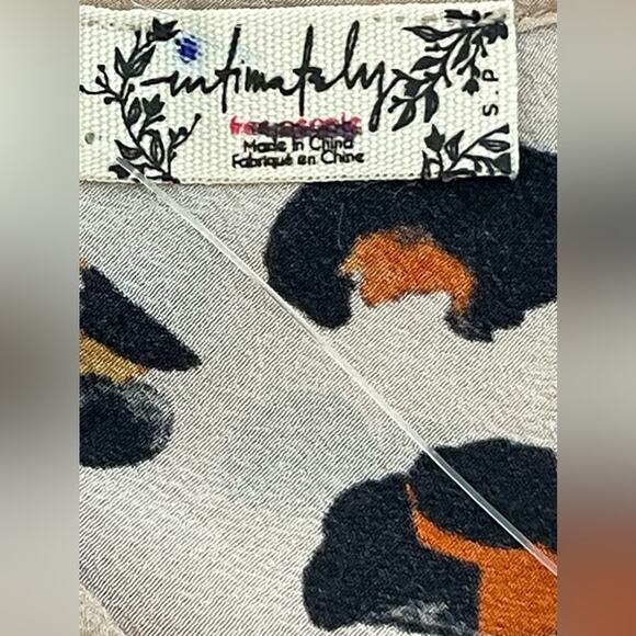 New ~ FREE PEOPLE ~ Cowl Neck Tank Top Small ~ ADORBS VACAY - Picture 5 of 6